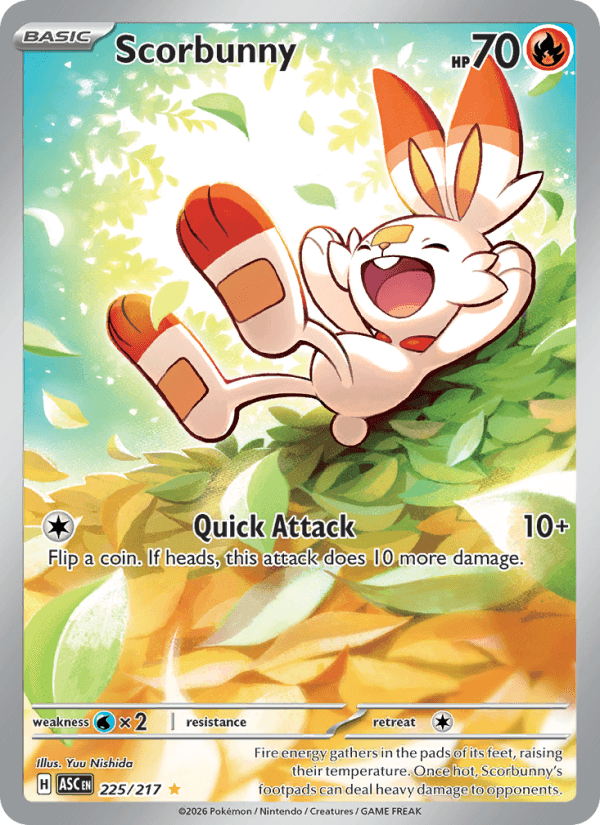 Scorbunny — Pokémon card