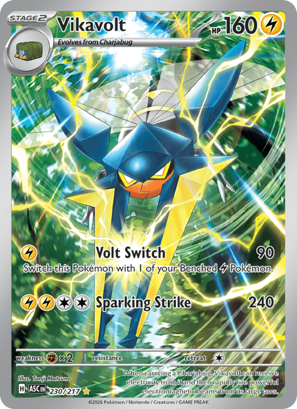 Vikavolt — Pokémon card