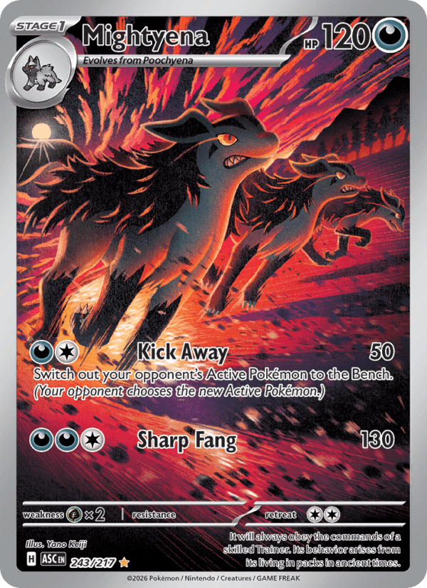 Mightyena — Pokémon card