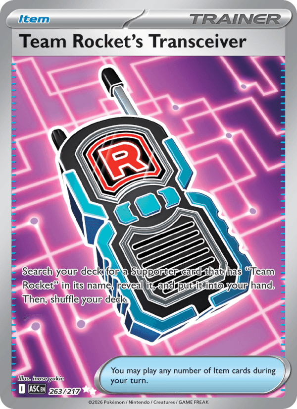 Team Rocket's Transceiver — Pokémon card