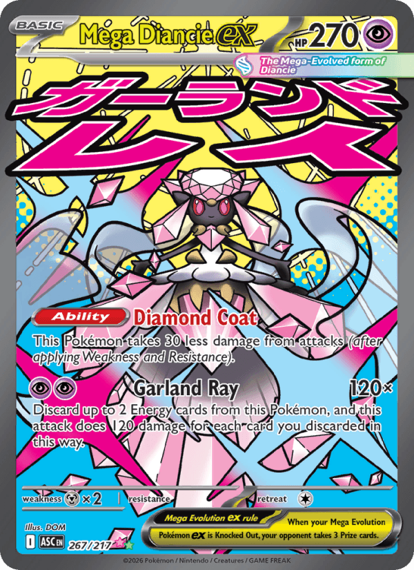 Mega Diancie ex — Pokémon card
