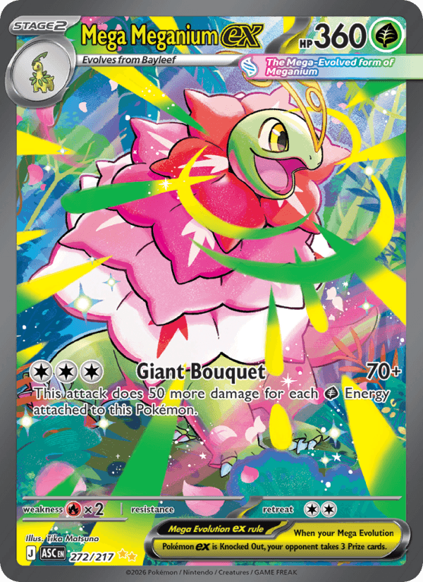 Mega Meganium ex — Pokémon card