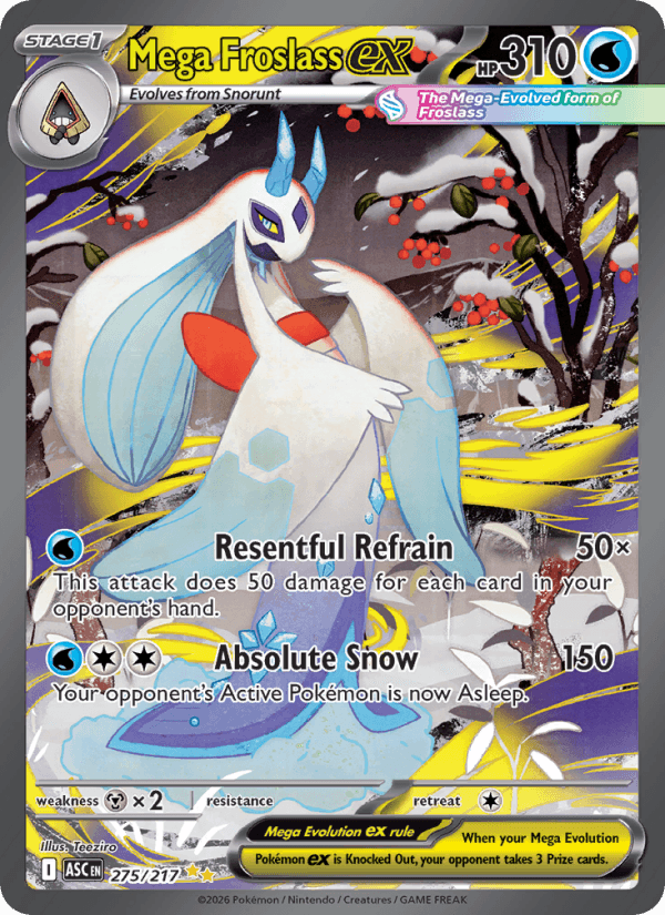 Mega Froslass ex — Pokémon card