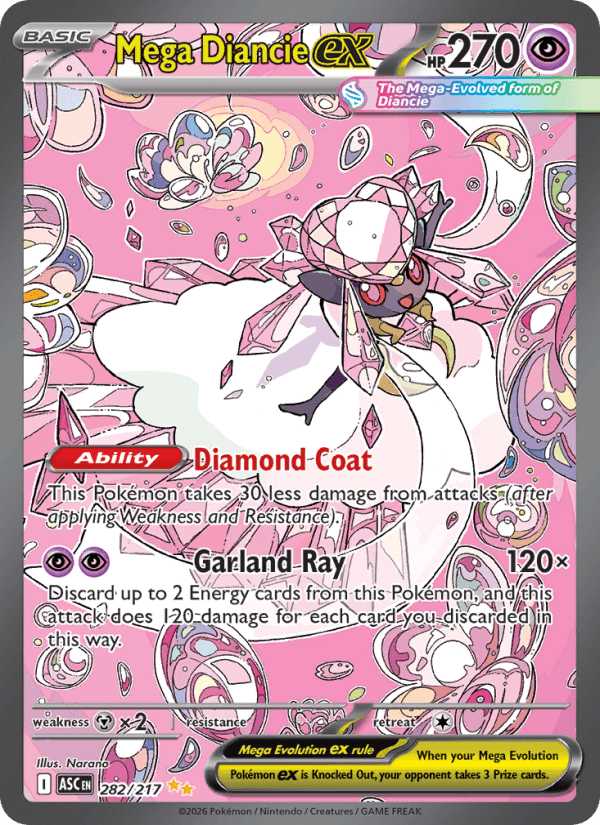 Mega Diancie ex — Pokémon card
