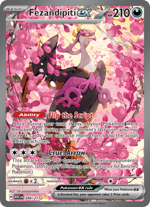Fezandipiti ex — Pokémon card