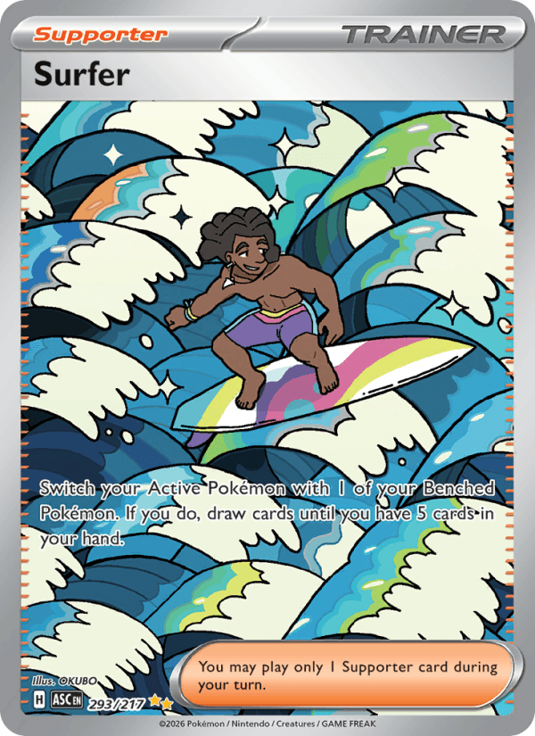 Surfer — Pokémon card