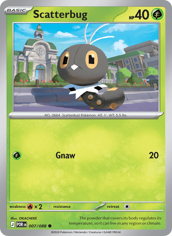 Scatterbug — Pokémon card