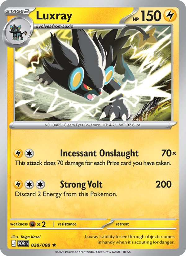 Luxray — Pokémon card