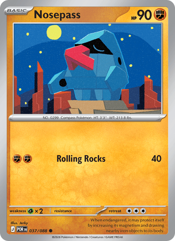 Nosepass — Pokémon card