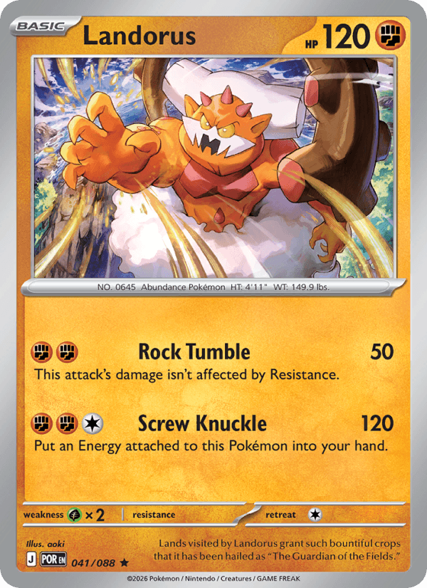 Landorus — Pokémon card