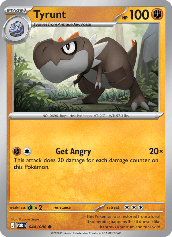 Tyrunt — Pokémon card