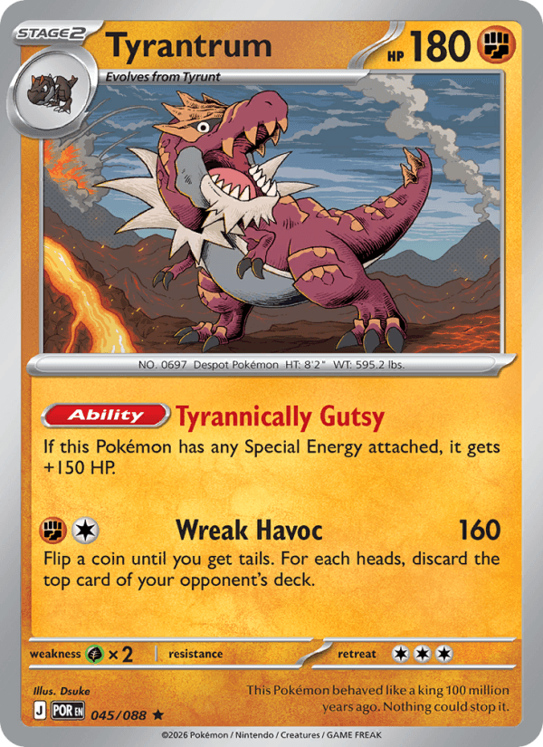 Tyrantrum — Pokémon card