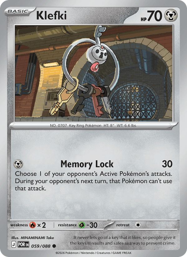 Klefki — Pokémon card