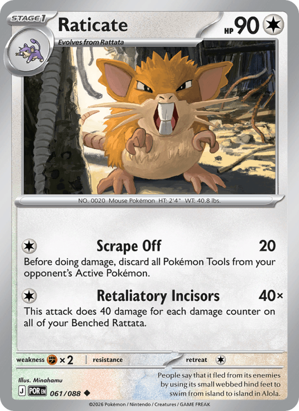 Raticate — Pokémon card