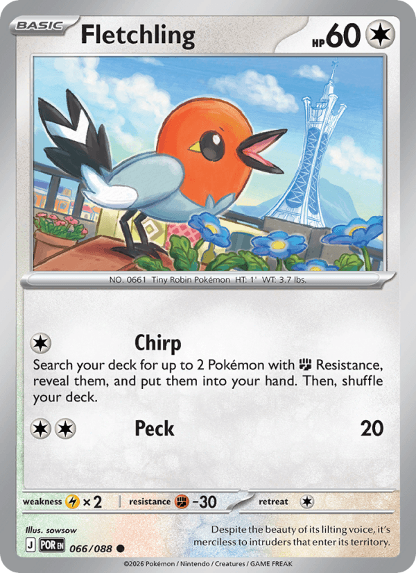 Fletchling — Pokémon card