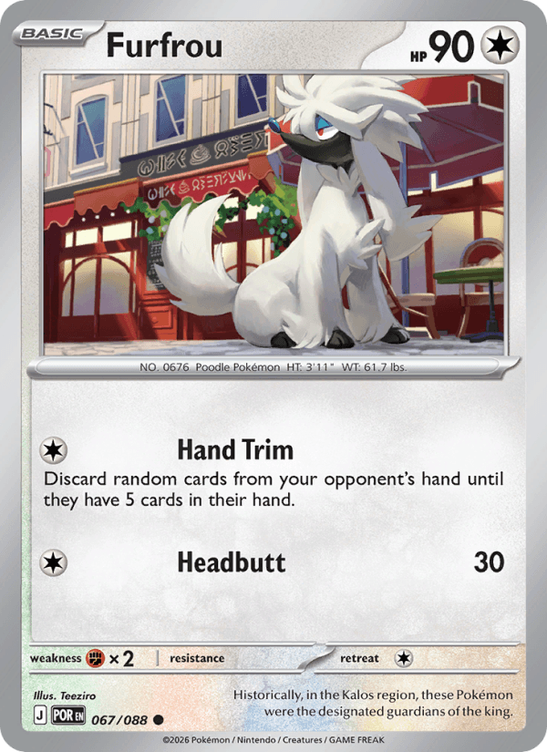 Furfrou — Pokémon card