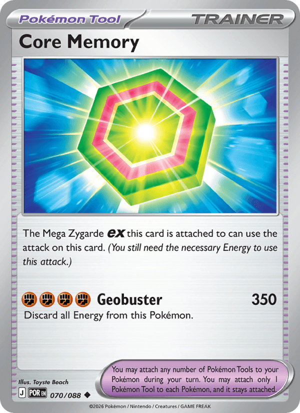 Core Memory — Pokémon card