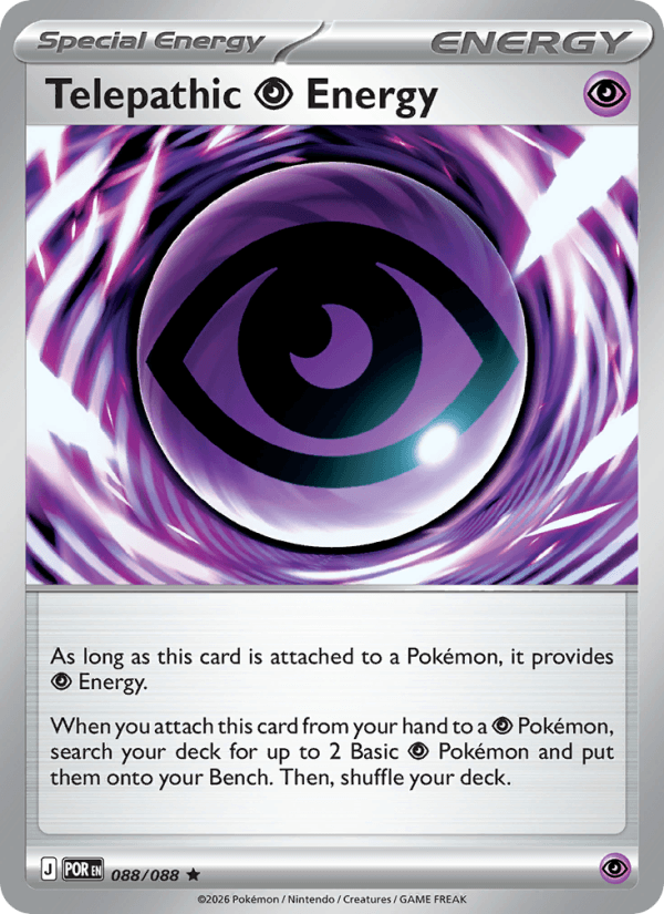 Telepathic Psychic Energy — Pokémon card