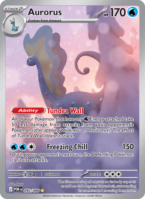 Aurorus — Pokémon card