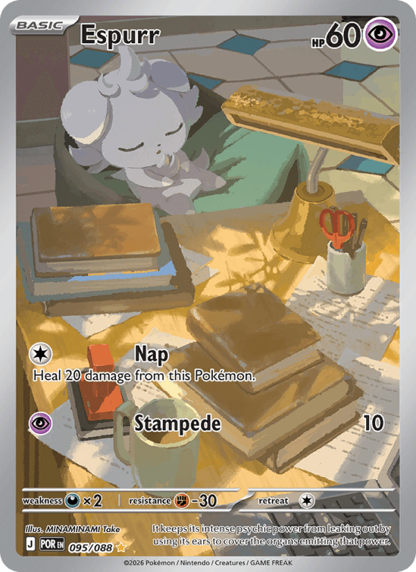 Espurr — Pokémon card
