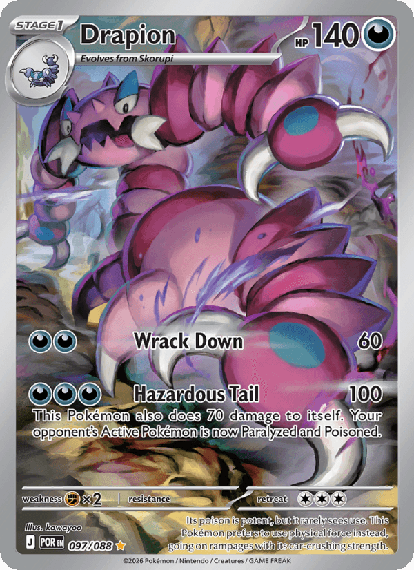 Drapion — Pokémon card