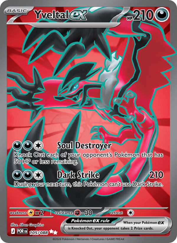 Yveltal ex — Pokémon card