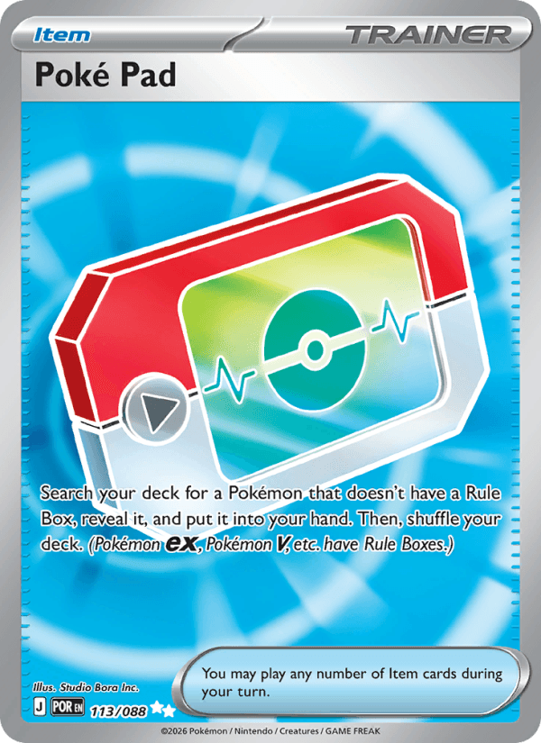 Poké Pad — Pokémon card