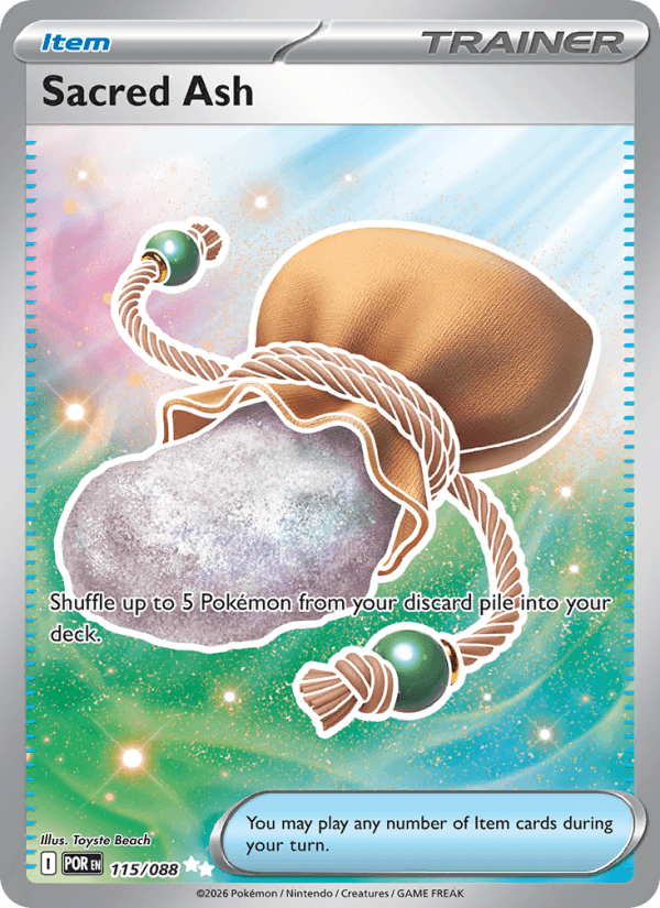 Sacred Ash — Pokémon card