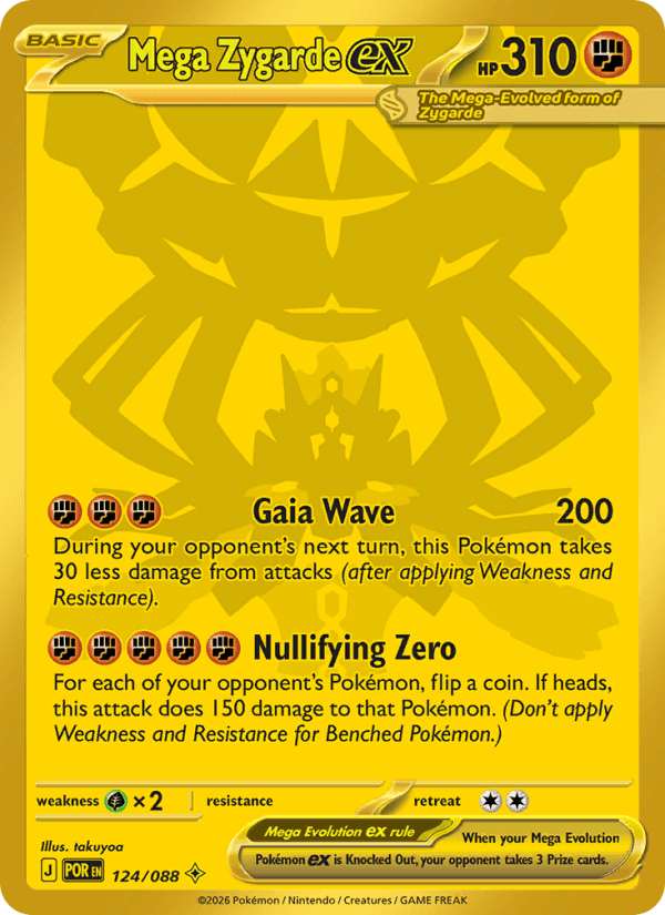 Mega Zygarde ex — Pokémon card