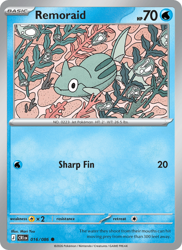 Remoraid — Pokémon card