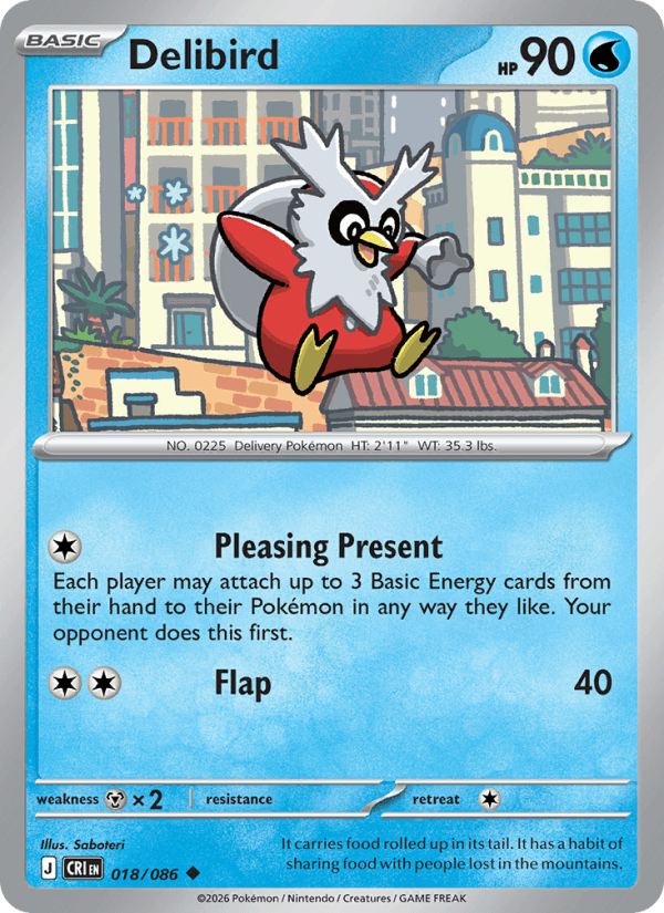 Delibird — Pokémon card