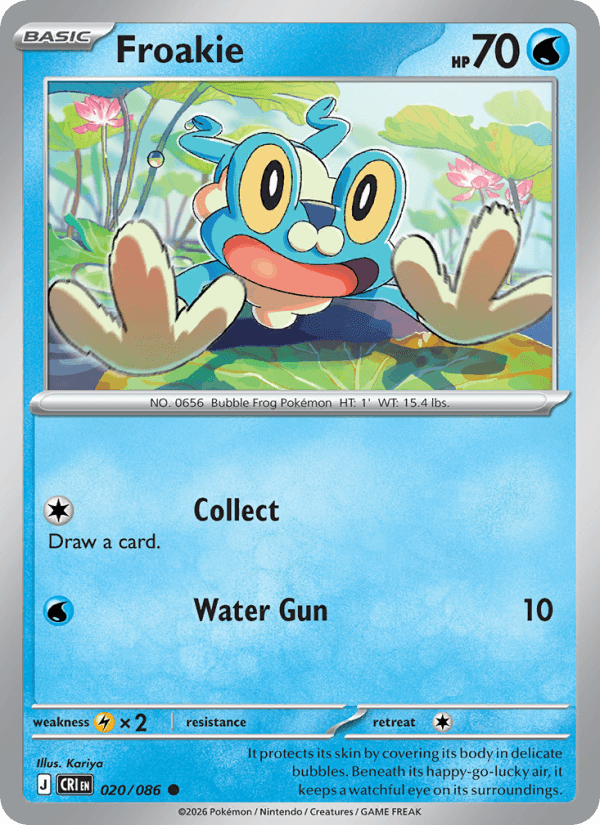 Froakie — Pokémon card