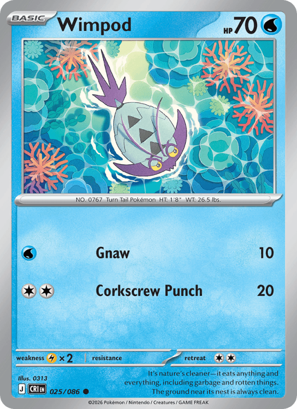 Wimpod — Pokémon card