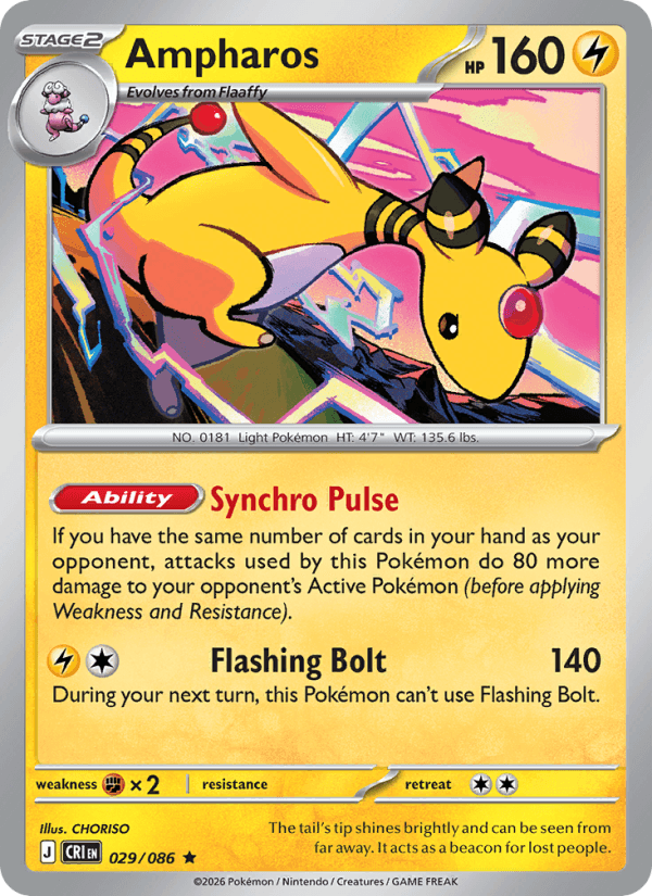Ampharos — Pokémon card