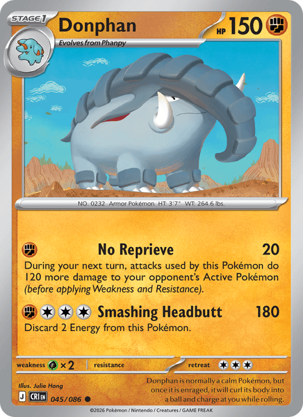 Donphan — Pokémon card