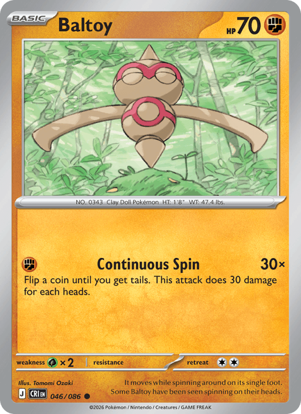 Baltoy — Pokémon card