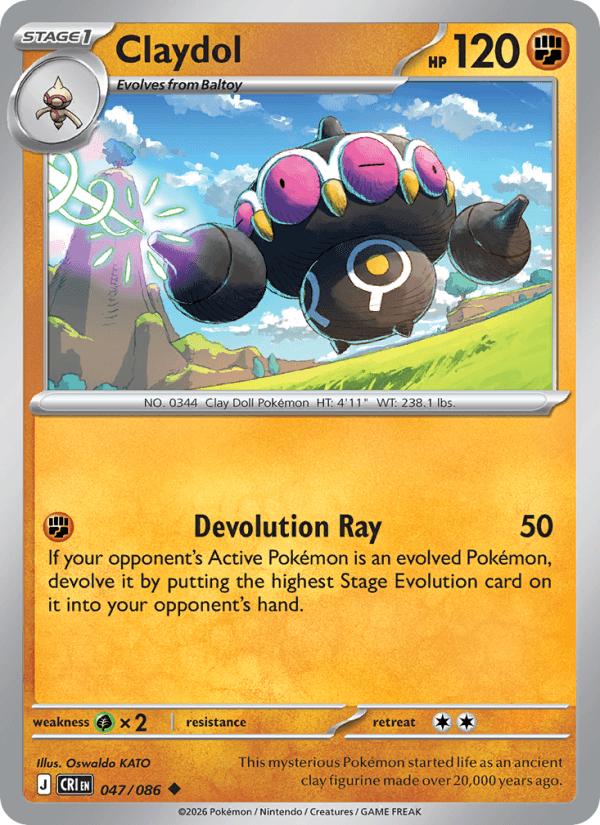 Claydol — Pokémon card