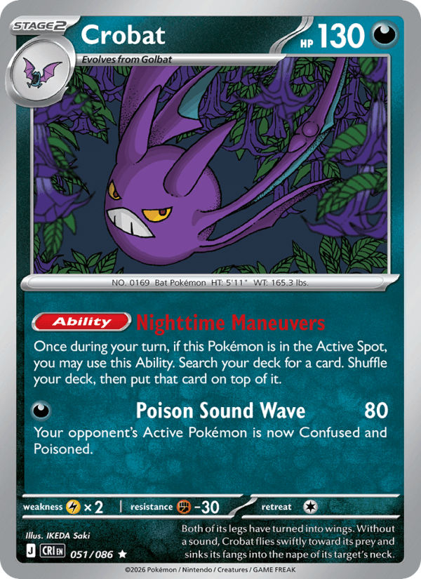 Crobat — Pokémon card