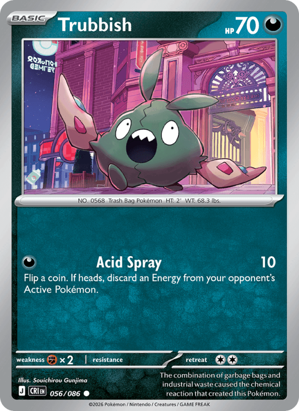 Trubbish — Pokémon card