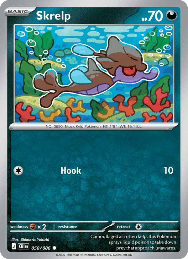 Skrelp — Pokémon card