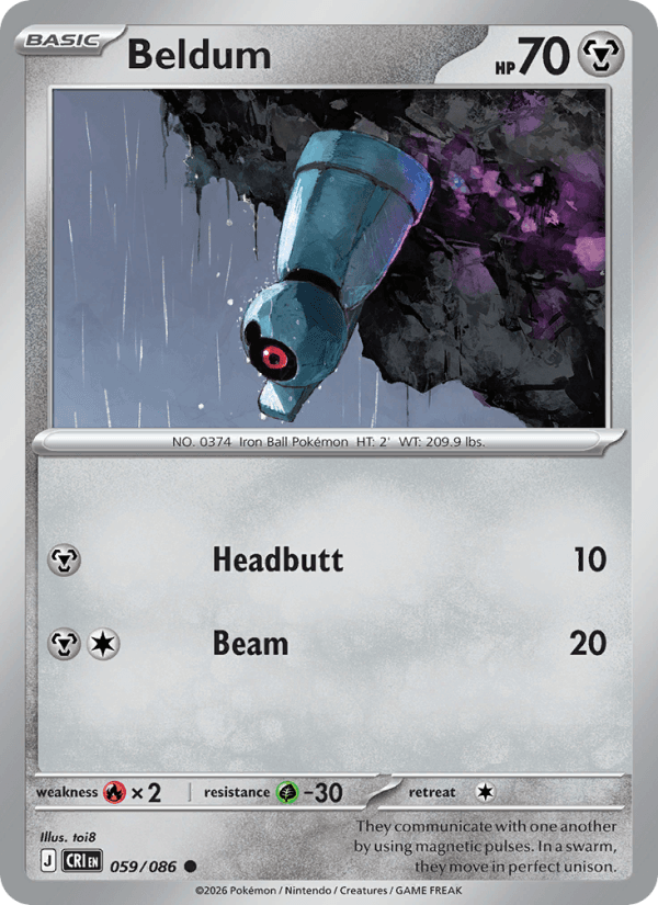 Beldum — Pokémon card