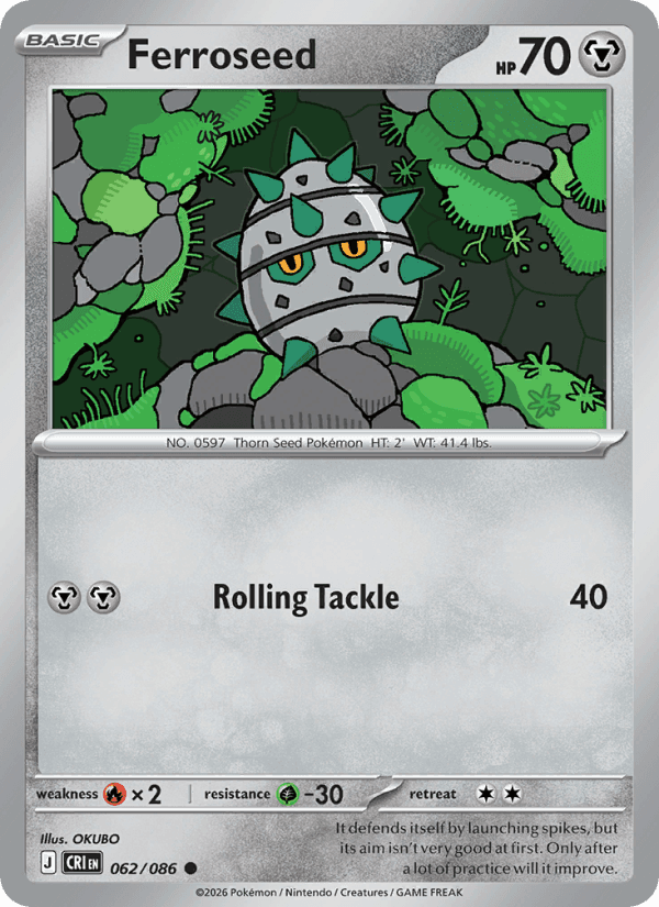 Ferroseed — Pokémon card