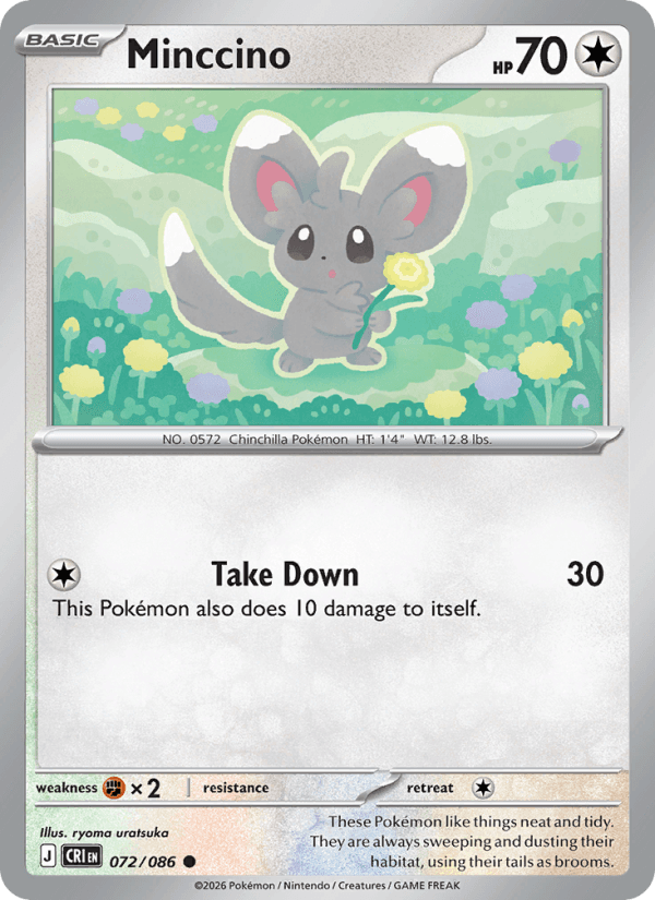 Minccino — Pokémon card