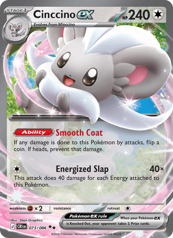 Cinccino ex — Pokémon card