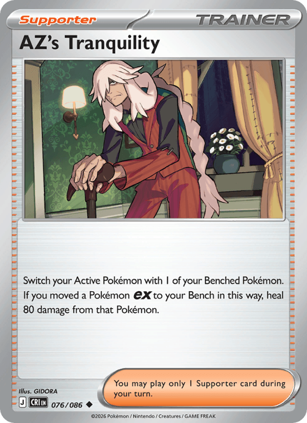 AZ's Tranquility — Pokémon card
