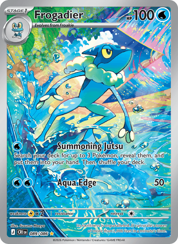 Frogadier — Pokémon card