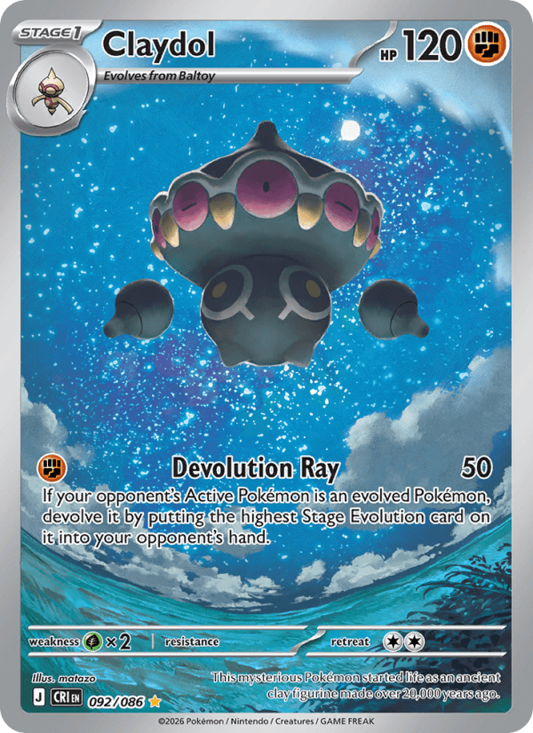 Claydol — Pokémon card