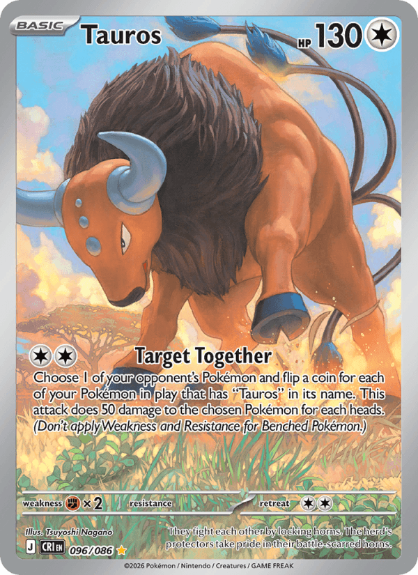 Tauros — Pokémon card