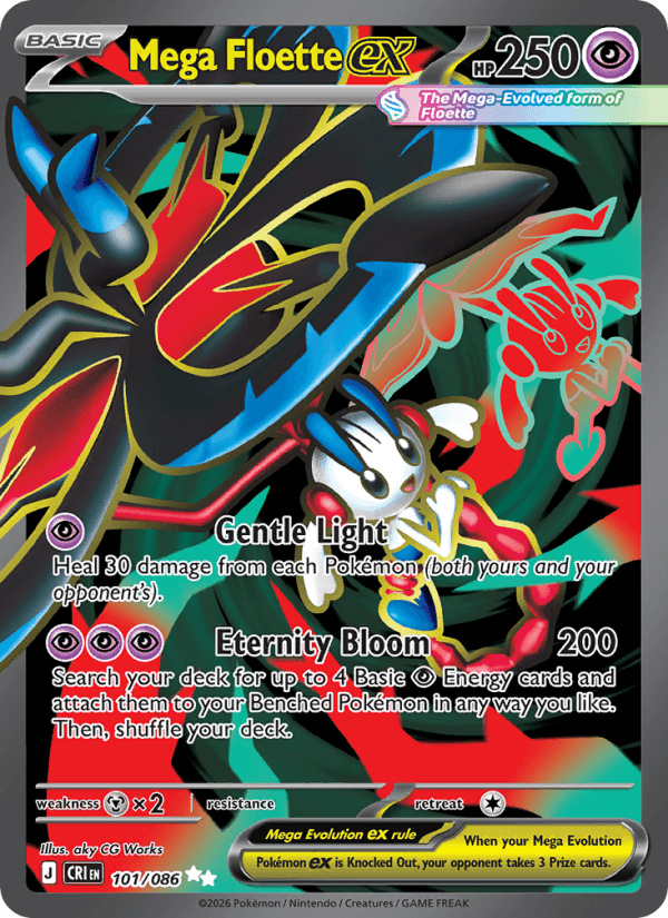 Mega Floette ex — Pokémon card