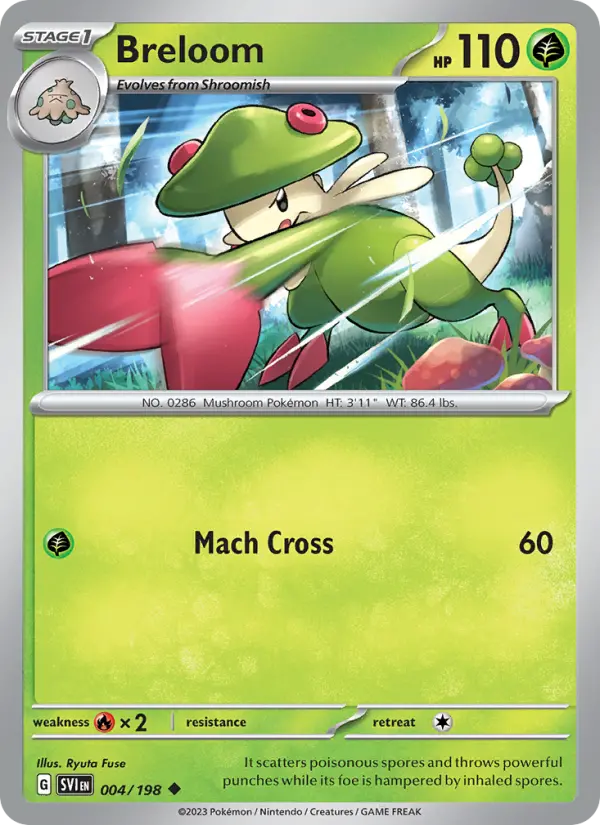 Breloom — Pokémon card